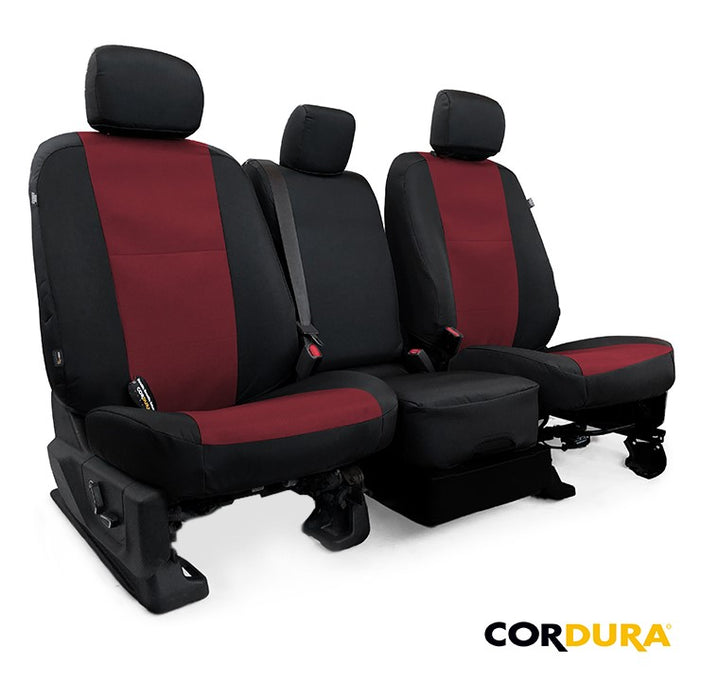 Custom-Fit Seat Covers - Black with Red Color - Cordura Series