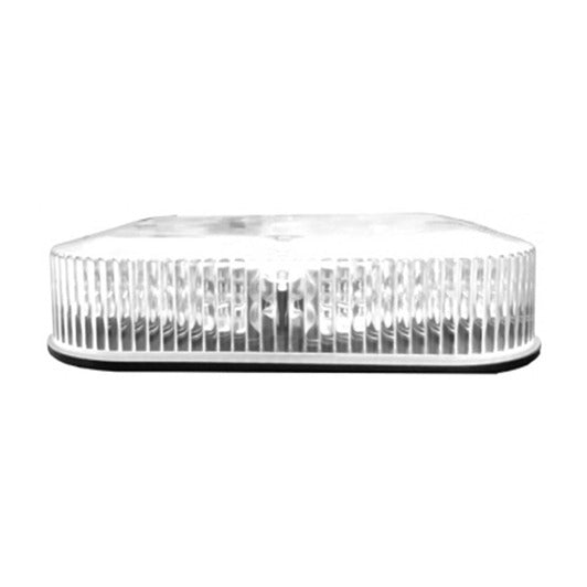 ECLIPSE LED Mini Lightbar Permanent Mount 10" Low Profile - Transparent / Amber - 16616