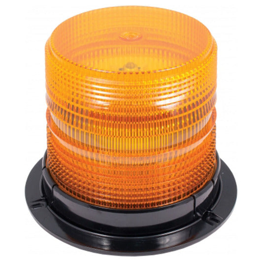 LED Beacon Medium Profile Permanent Mount - Amber - 27001