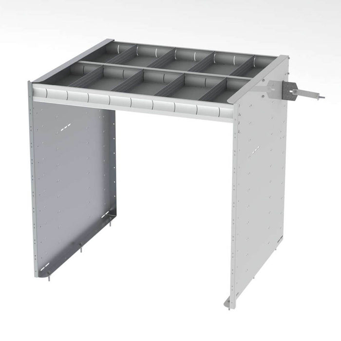 Axess Tray Sliding Cargo Tray with 1 Shelf / No Drawers, 38″D x 45″W x 42″H - 5037-0