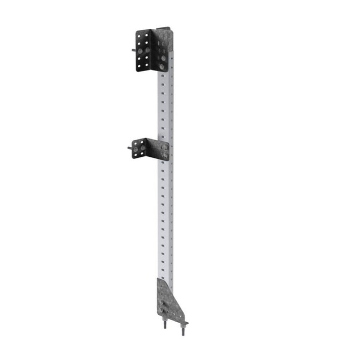Aluminum post for Fold-Away units, with steel foot, 47.5″h - 84-U0048