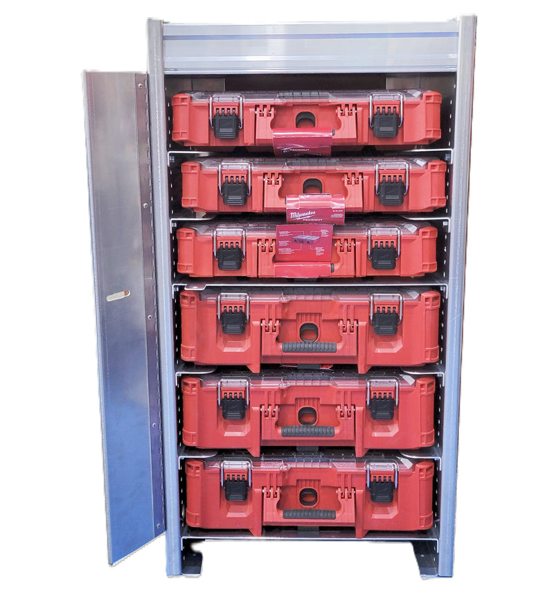 Parts Organizer Cabinet - Packout without Carry Cases, 22.5"W x 44"H x15.5"D - VP-MI6-44-0
