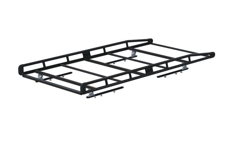 AluRack for Pickup Truck Cap, Flex Channel Mount - Black