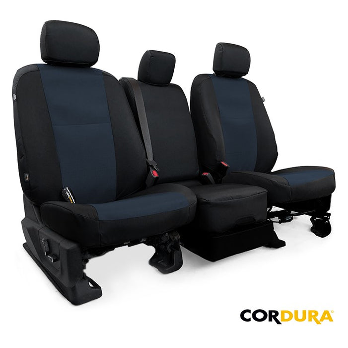 Custom-Fit Seat Covers - Black with Navy Blue Color - Cordura Series