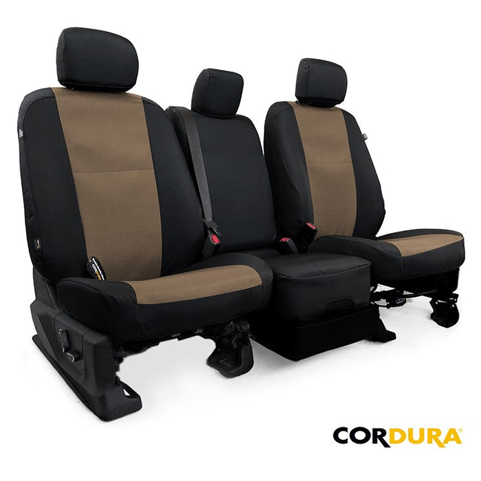 Custom-Fit Seat Covers - Black with Tan Color - Cordura Series
