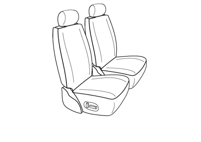 Custom-Fit Seat Covers - Tan Color - Cordura Series