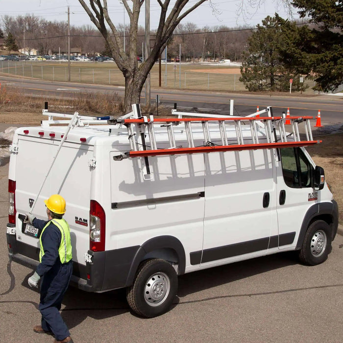 ErgoRack Single Side Drop Down Ladder Rack – RAM Promaster 2014-Present (Low & High Roof) - BR-PM-72-M