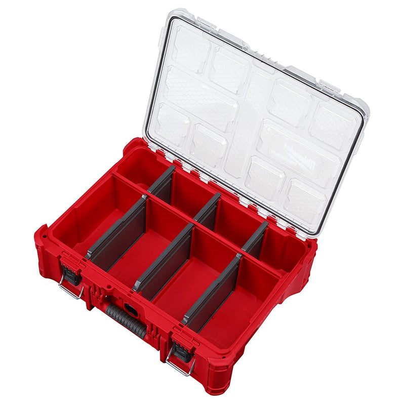 PACKOUT 7 in. Deep Organizer with 6 Compartments and Quick Adjust Dividers