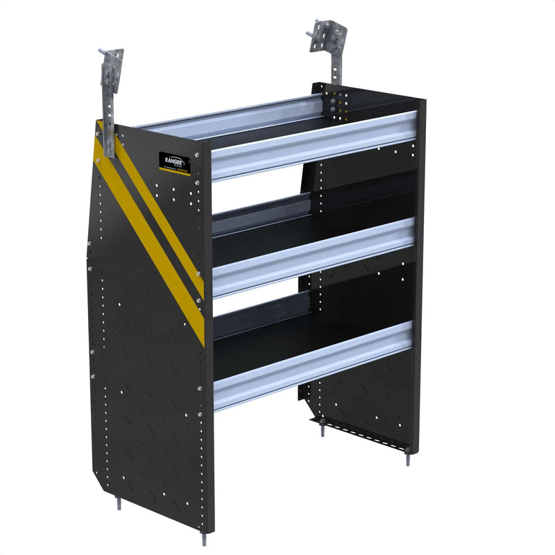 N4 Steel Cargo Van Shelving, 36″ Wide, 3 Trays – N4-DS36-3
