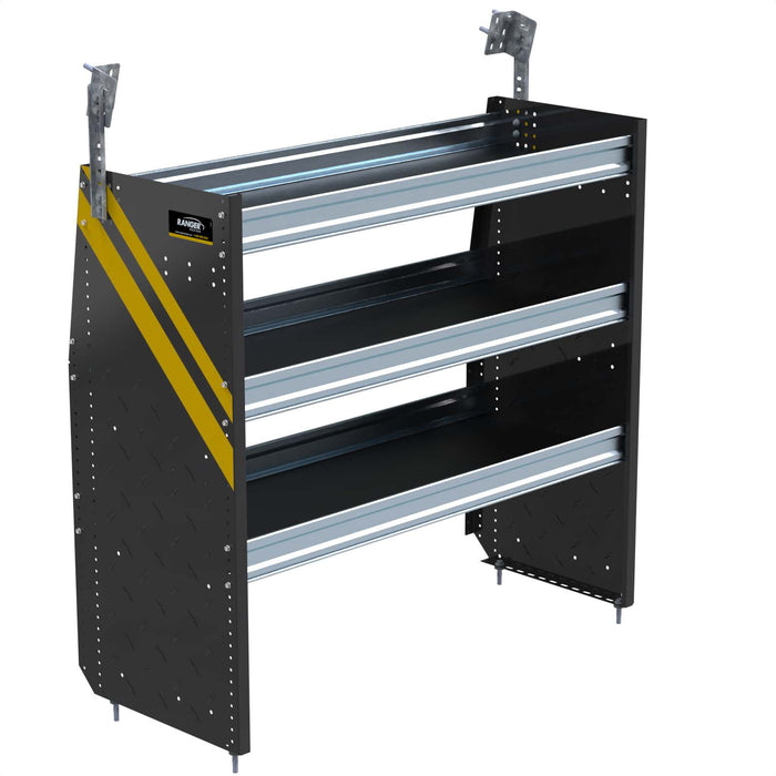 N4 Steel Cargo Van Shelving, 48″ Wide, 3 Trays – N4-DS48-3