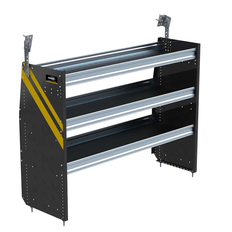 N4 Steel Cargo Van Shelving, 60″ Wide, 3 Trays – N4-DS60-3