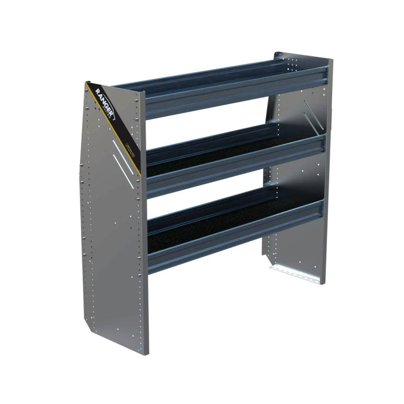 N4 Composite Aluminum Van Shelving, 48″ Wide, 3 Trays – N4-RA48-3C