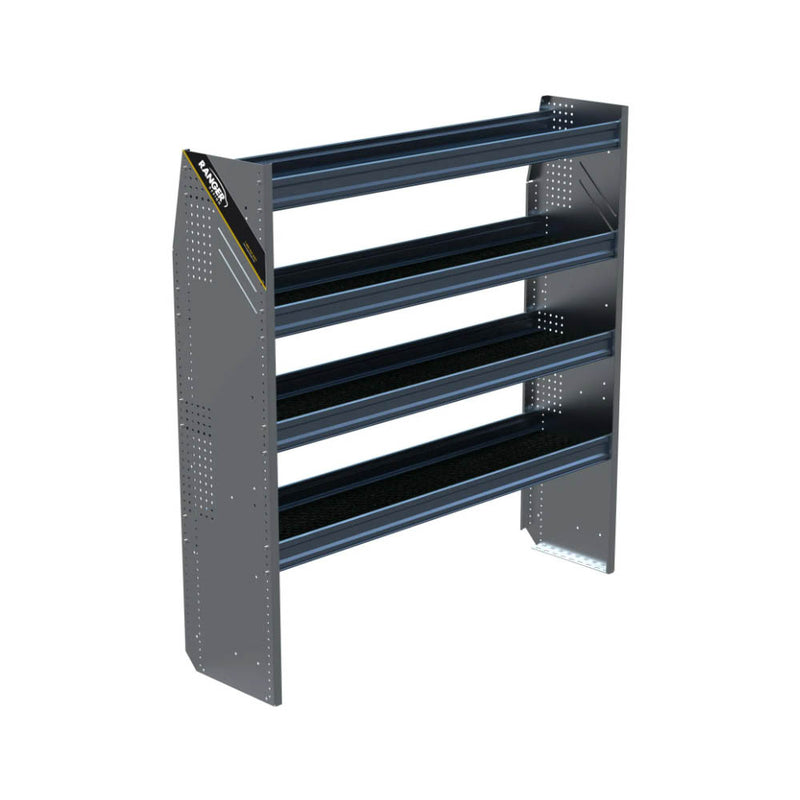 N5 Composite Aluminum Van Shelving, 60″ Wide, 4 Trays – N5-RA60-4C