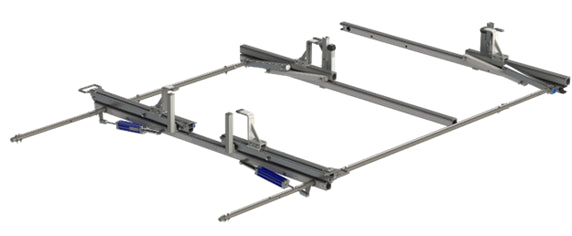 ErgoRack Double Side Drop Down Ladder Rack – RAM Promaster 2014-Present (Low & High Roof) - RR3-PM-72-M
