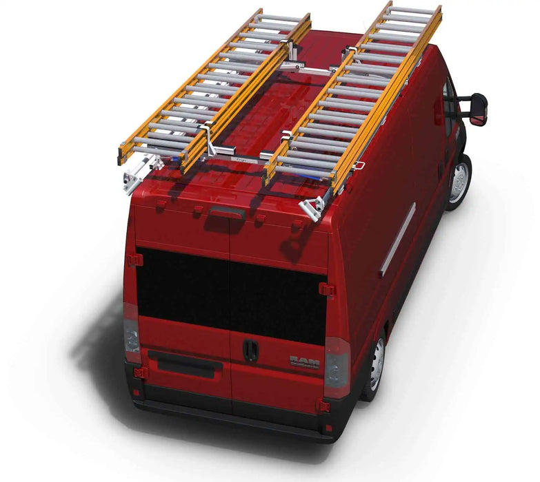 ErgoRack Double Side Drop Down Ladder Rack – RAM Promaster 2014-Present (Low & High Roof) - RR3-PM-72-M