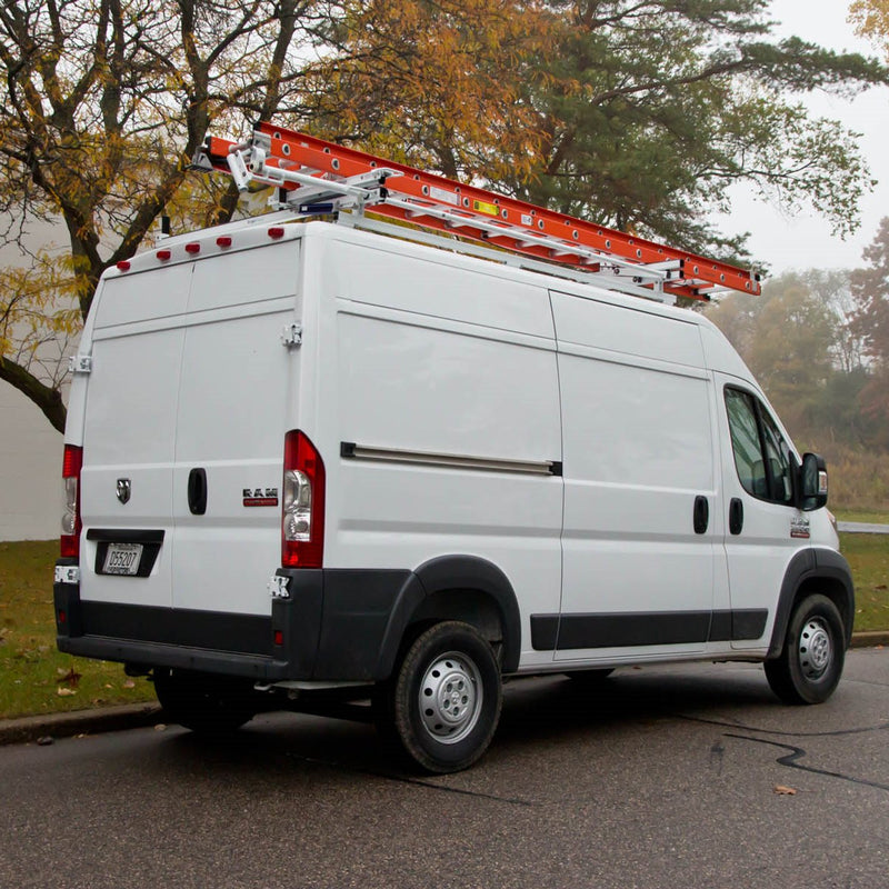 ErgoRack Double Side Drop Down Ladder Rack - RAM Promaster 2014-Present (Low & High Roof) - RR-PM-72-M