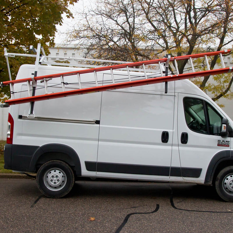 ErgoRack Double Side Drop Down Ladder Rack - RAM Promaster 2014-Present (Low & High Roof) - RR-PM-72-M