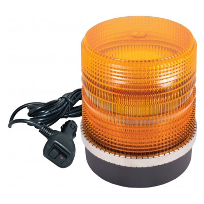 LED Beacon Medium Profile Magnetic Mount - Amber - 200SM-12V-A