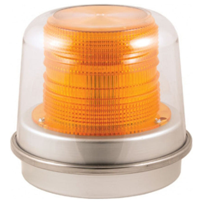 LED Beacon High Profile Permanent Mount - Amber - 201B-12V-A