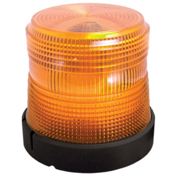 LED Beacon Low Profile Permanent Mount - Amber - 201Z-12V-A