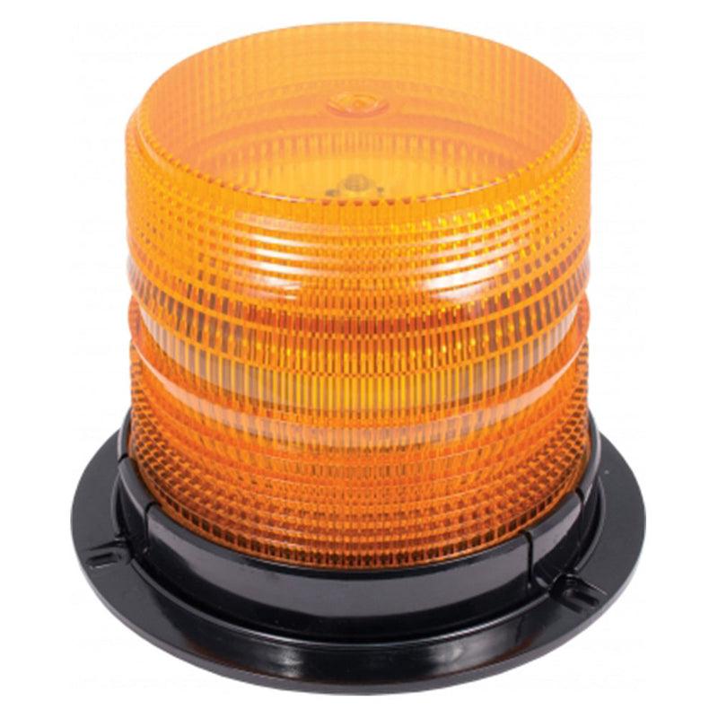 LED Beacon Medium Profile Permanent Mount - Amber - 23815
