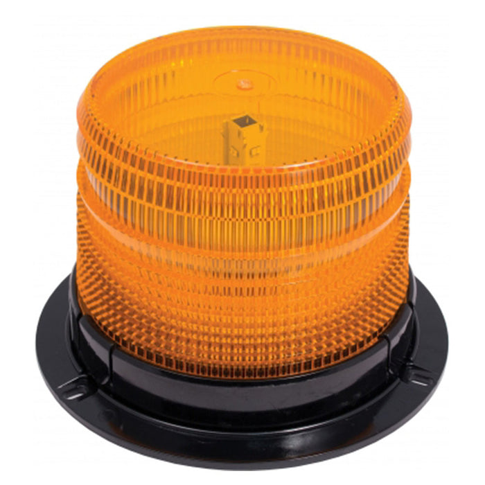 LED Beacon Low Profile Permanent Mount - Amber - 27006