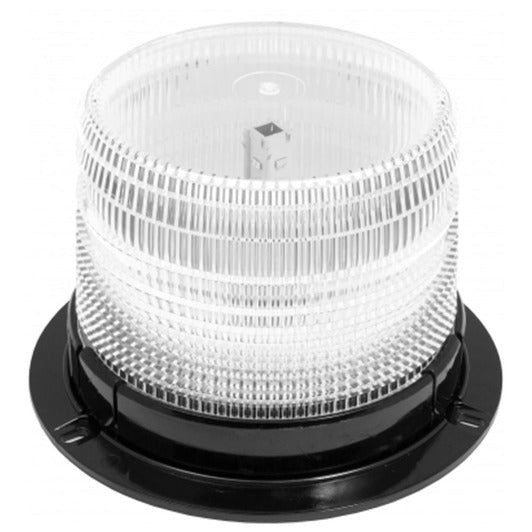 LED Beacon Low Profile Permanent Mount - Transparent - 27008