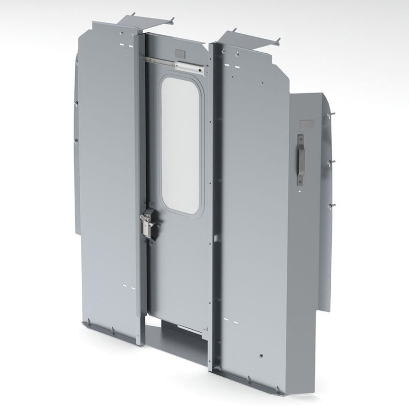 Safety Partitions with Sliding Access Door with Tempered Glass Window - Dodge Ram ProMaster - 3068-RP