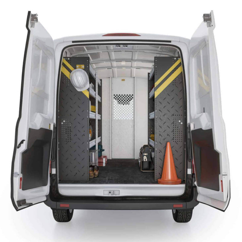 Contractor Van Shelving Package, Ford Transit /  Electric Ford E-Transit Med Roof, 148” WB– FTM-10