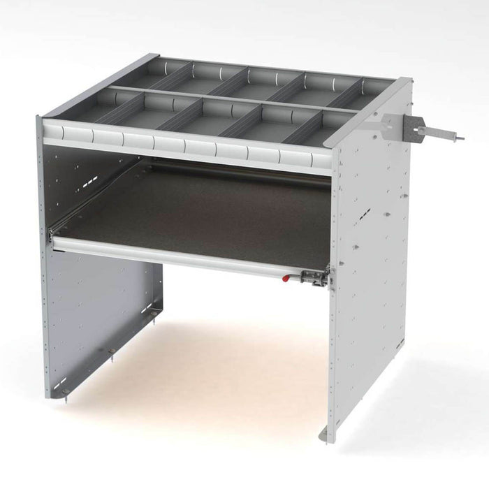 Axess Tray Sliding Cargo Tray With 1 Shelf / 1 Drawer, 38″D x 45″W x 42″H - 5037-1