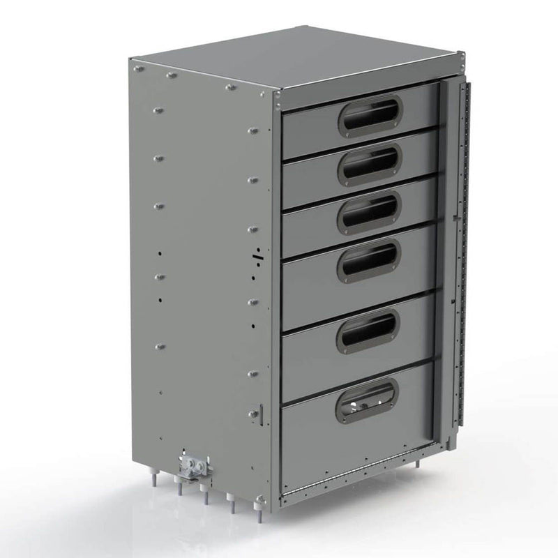 Cabinet, 5 Drawer & 1 Door, 18″D x 24″W x 36″H - 5060-5