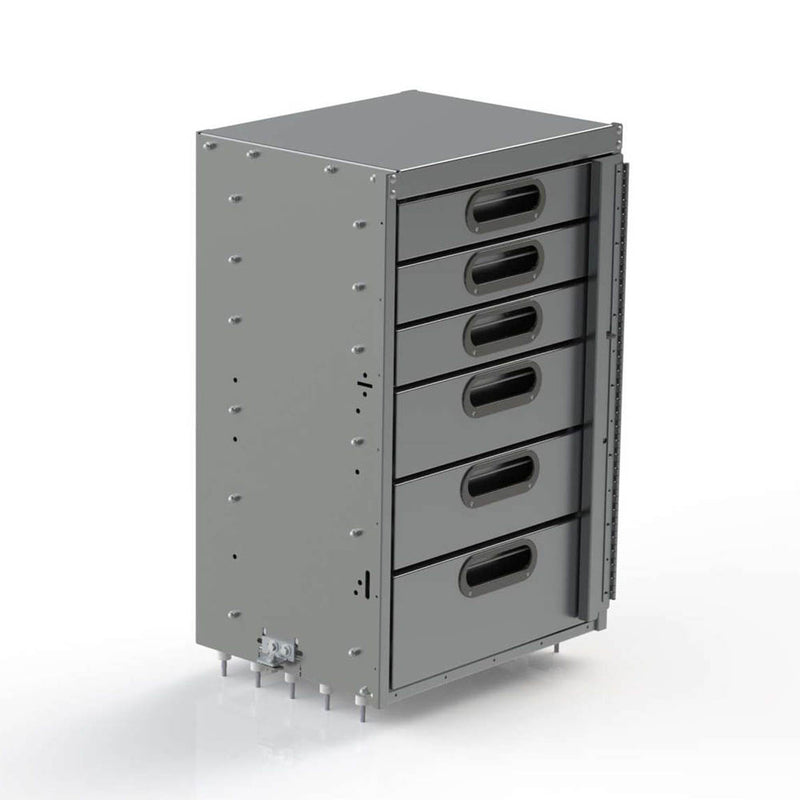 Cabinet, 6 Drawer, 18″D x 24″W x 36″H - 5060-6