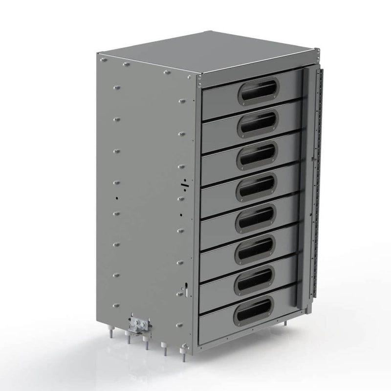 Cabinet, 8 Drawer, 18″D x 24″W x 36″H - 5060-8