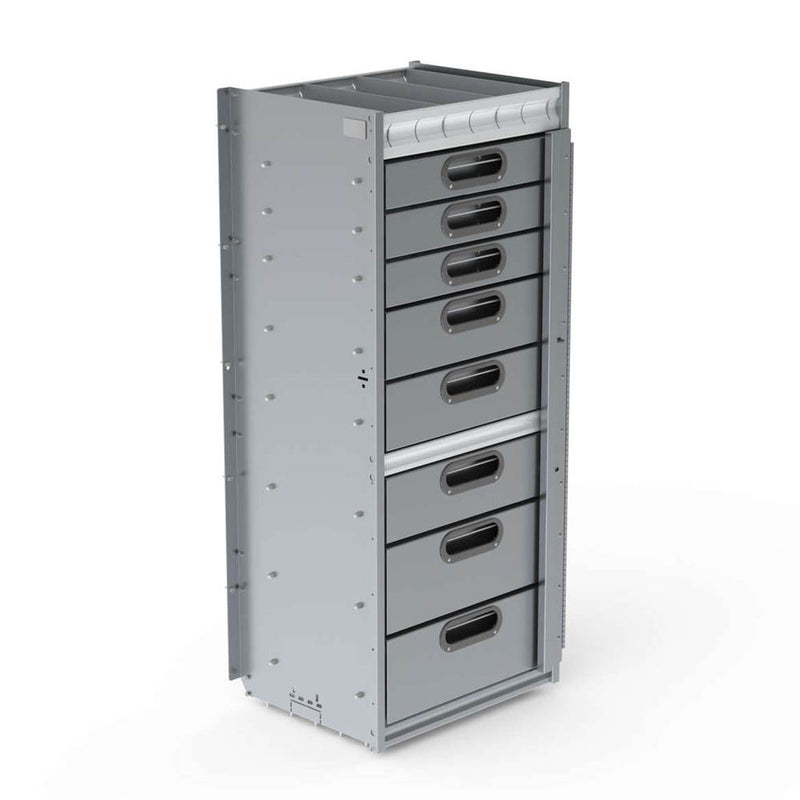 Cabinet w/ 8 Drawers, 19″D x 24″W x 56″H - 5065-8