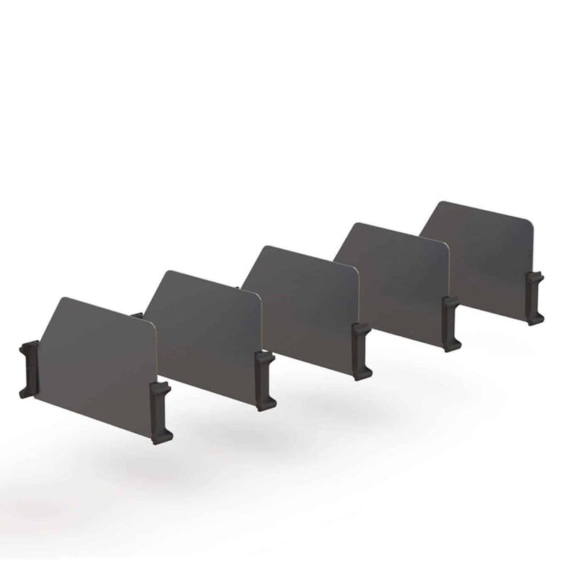 Van Shelving Set of 5 High Dividers with Clips, 14″ Depth - 62-UDH14