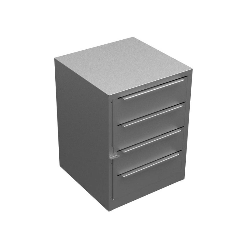 4-Drawer Unit, 24" H x 18" W x18" D - AS2