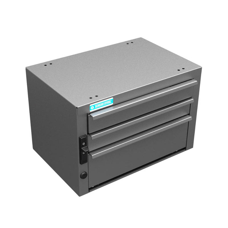 3-Drawer Unit w/ Lock, 12" H x 18" W x12" D - LQ-AS919