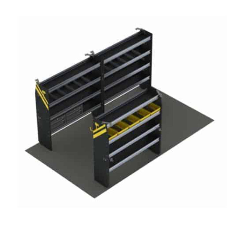 Service Van Shelving Package, 14′ Box Truck/Enclosed Trailer – BTL-16