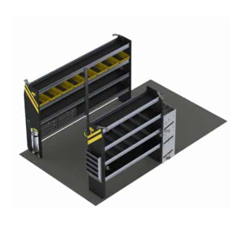 HVAC Van Shelving Package, 10′ Box Truck/Enclosed Trailer – BTS-12