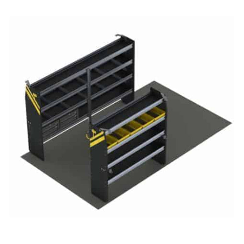 Service Van Shelving Package, 10′ Box Truck/Enclosed Trailer – BTS-16