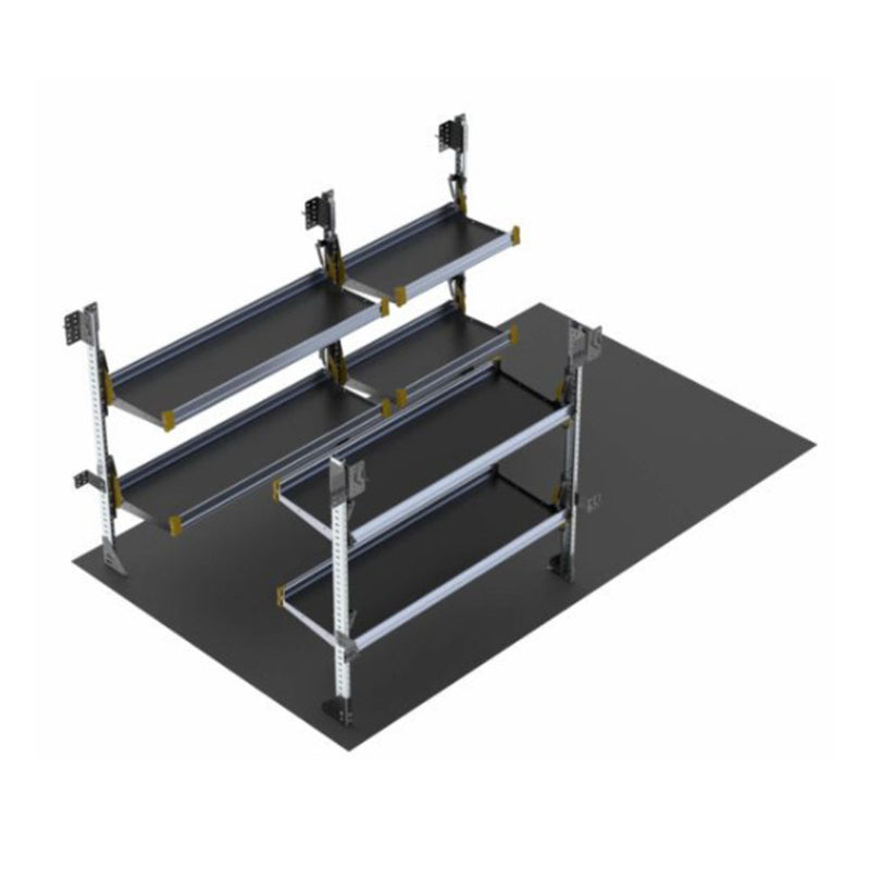 Ensemble d'étagères pour fourgonnette de livraison, camionnette/remorque fermée de 10 pieds – BTS-19