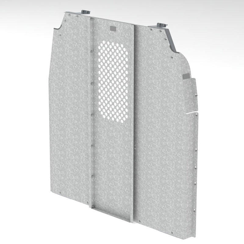 Straight Partition with Perforated Window, No Access - Ford Transit / Electric Ford E-Transit 130" MR / 148" MR - C20-FTM
