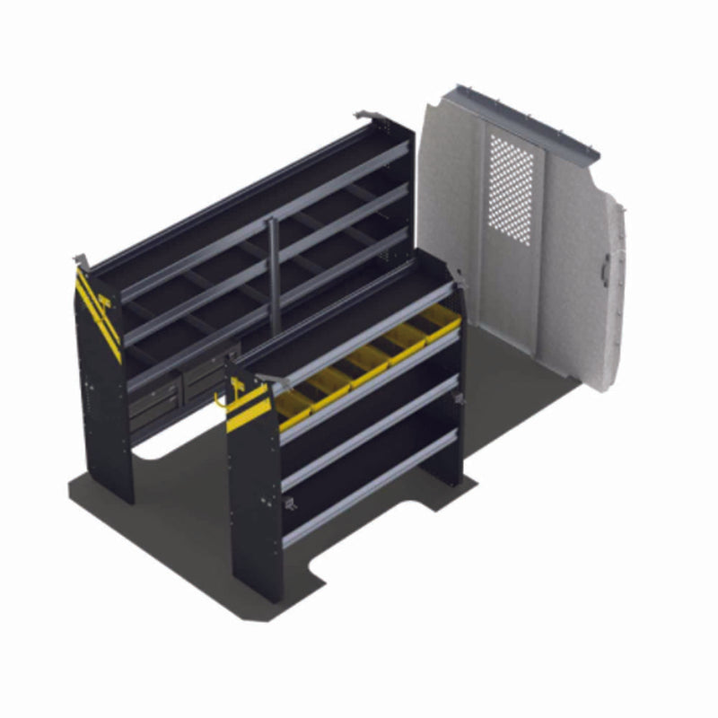 Mobile Service & Plumbing Van Shelving Package, Mercedes Sprinter, 144” WB Low Roof – DLS-16