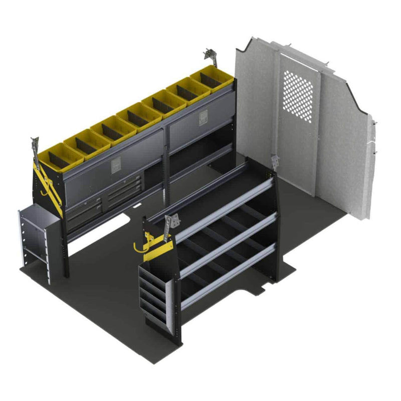 Electrician Van Shelving Package, Ford Transit / Electric Ford E-Transit Low Roof – FTL-11