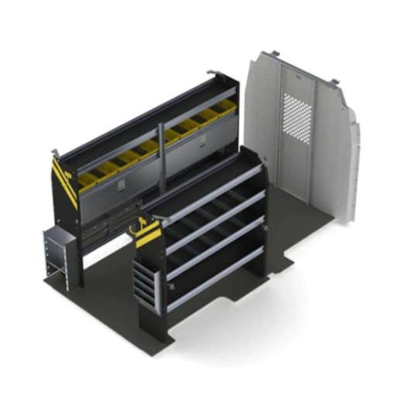 Electrician Van Shelving Package, Ford Transit / Electric Ford E-Transit Med Roof, 148” WB – FTM-11