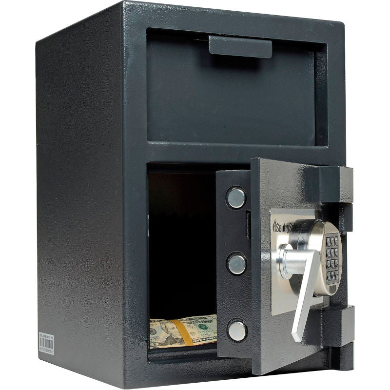 SentrySafe Front Loading Depository Safe 14"W x 15-5/8"D x 20"H, Black | LQ-GI-DH074E