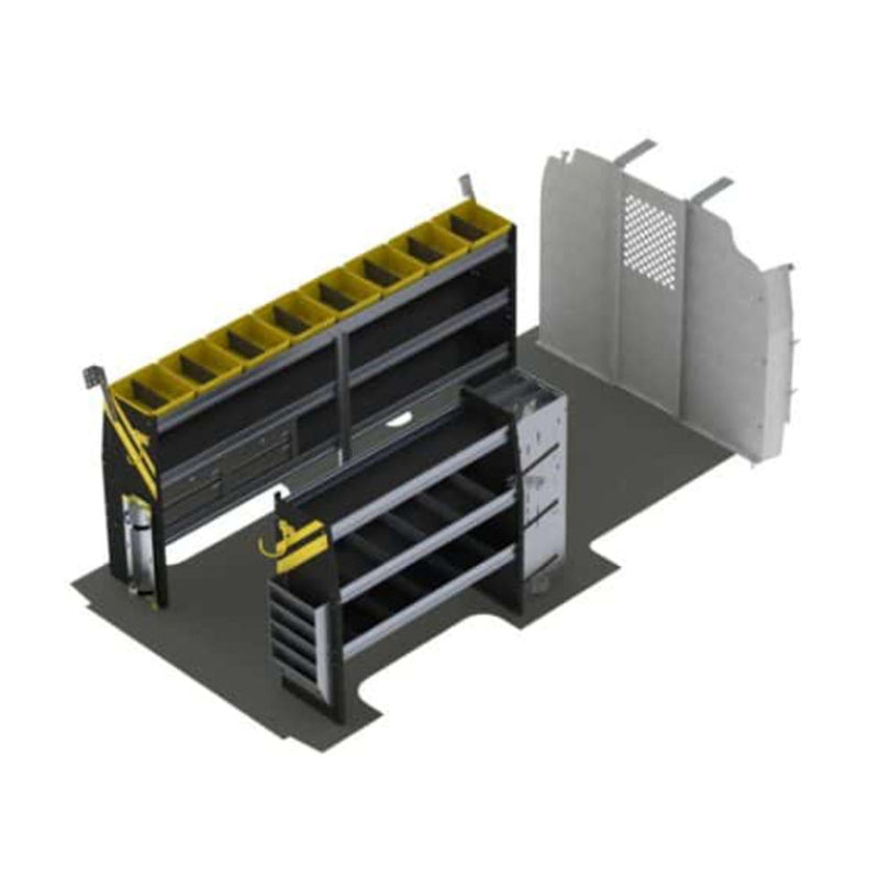 HVAC Van Shelving Package, Chevrolet Express, 155” WB – GSL-12