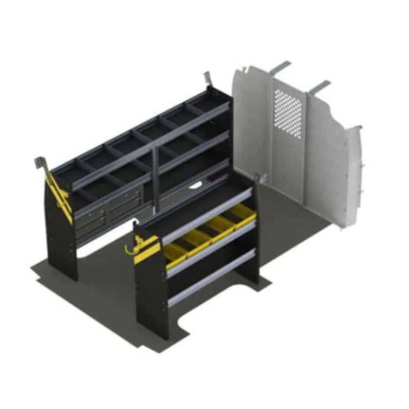 Mobile Service & Plumbing Van Shelving Package, Chevrolet Express, 135” WB – GSR-16