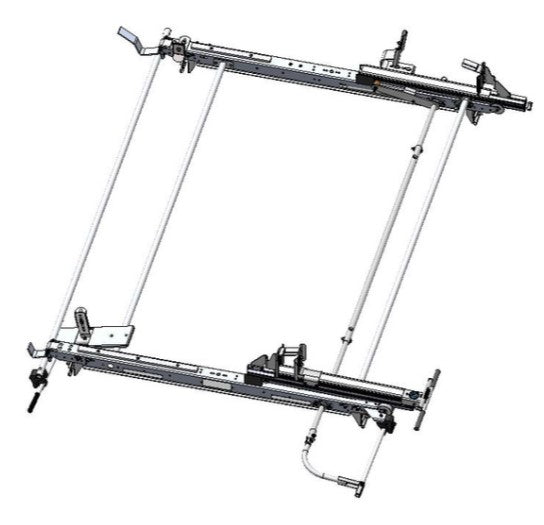 Adrian Steel Drop Down, Grip Lock Combo Ladder Rack - Savana/Express - LQ-PROSHO-5 (Used item)