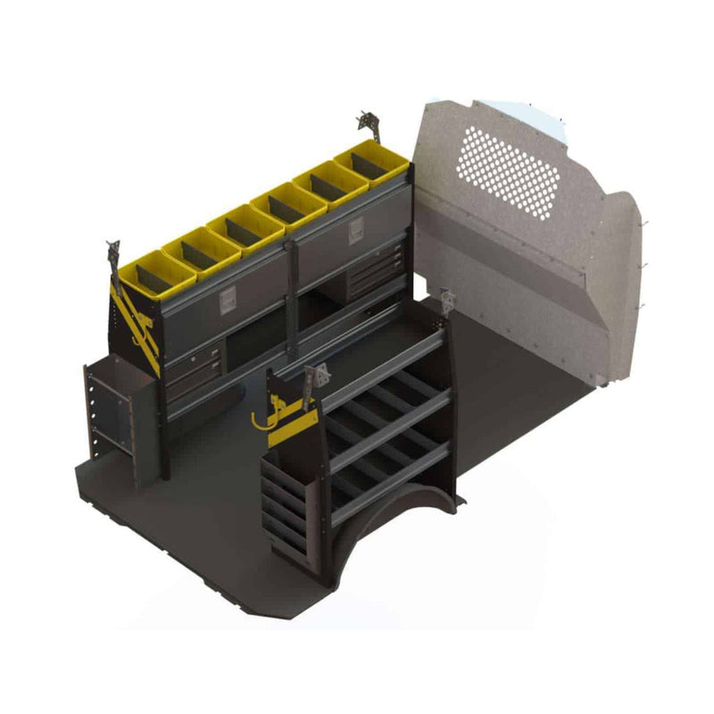 Electrician Van Shelving Package, Mercedes Metris All WB – MML-11